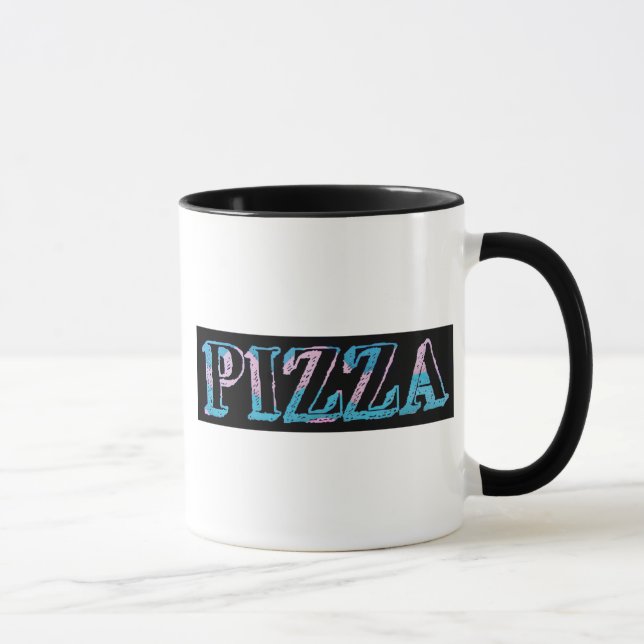 Pizza-Kaffeetasse Tasse (Rechts)