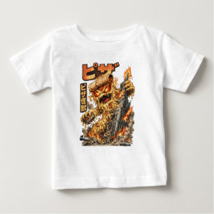Pizza Kaiju – Die käsige Zerstörung Baby T-shirt