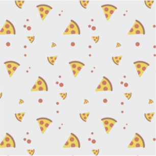 Pizza-Käse und Pepperonis lustiges Kinder-Retro-Mu Aufkleber
