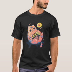 Pizza Katzenliebhaber Lustig Süße Lebensmittel Kun T-Shirt