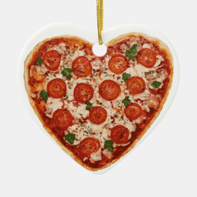 Pizza Keramikornament (Vorne)