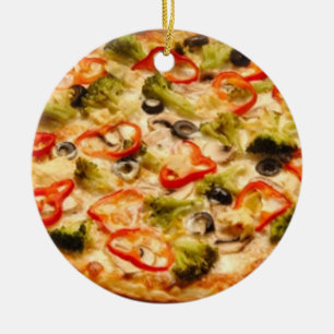 Pizza Keramikornament