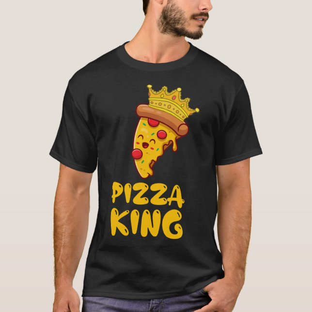 Pizza King Funny Geschenk für Pizza Lover Essentia T-Shirt (Vorderseite)