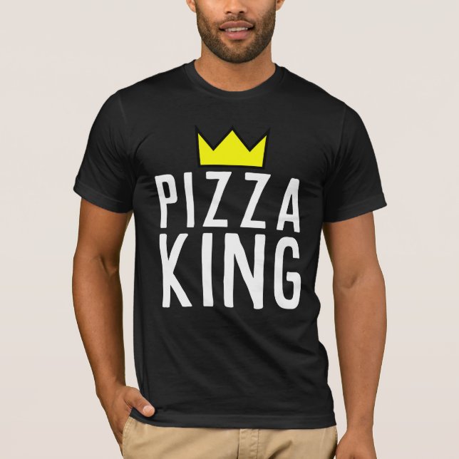 PIZZA KING MEN VATER T - SHIRT (Vorderseite)