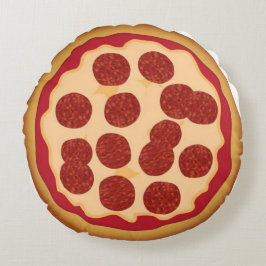 Pizza-Kissen mit Microwave-Rezept Rundes Kissen