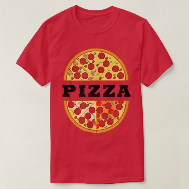 Pizza Koch Funny Pizza Italienisches Essen machen T-Shirt (Design vorne)