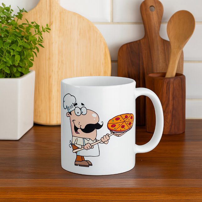 Pizza Koch Kaffeetasse (Von Creator hochgeladen)