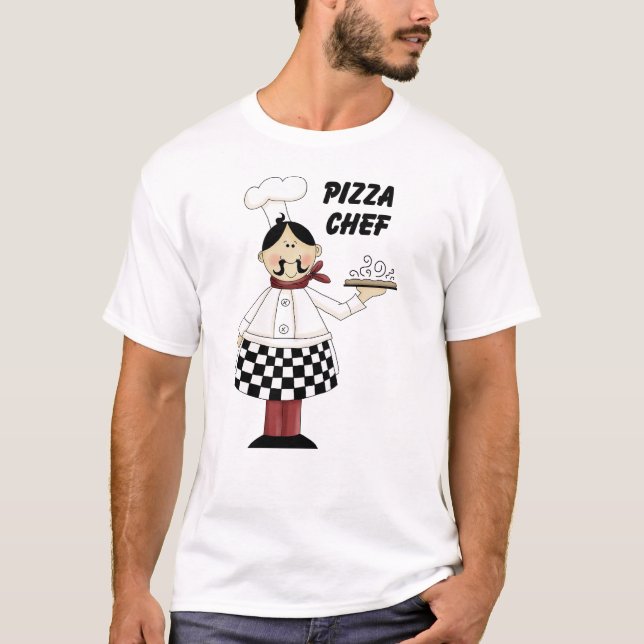Pizza-Koch T-Shirt (Vorderseite)