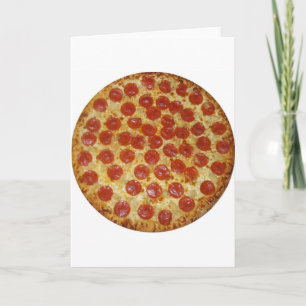 Pizza-… köstliche Pepperoni-Pizza Karte