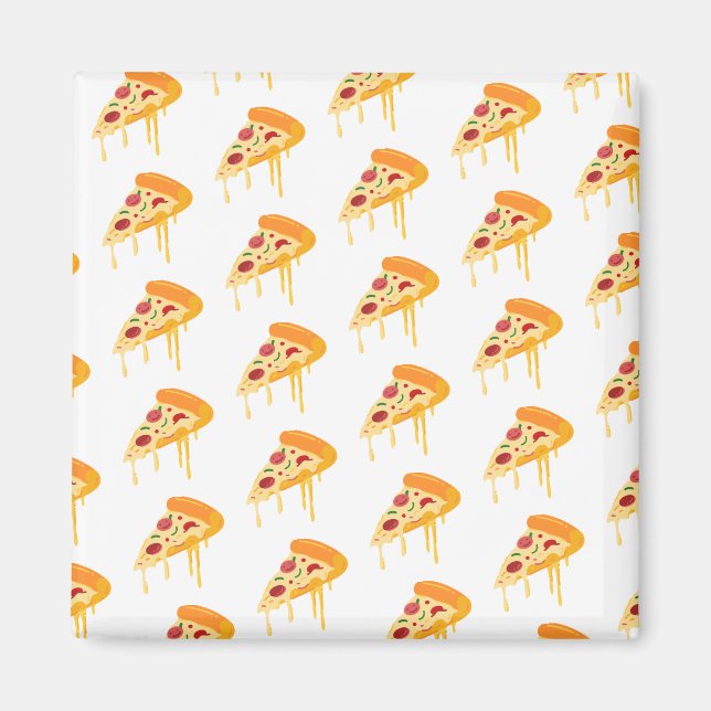 Pizza-Kühlschrankmagnet Magnet (Vorne)