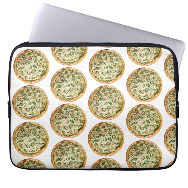 Pizza Laptopschutzhülle (Vorderseite)