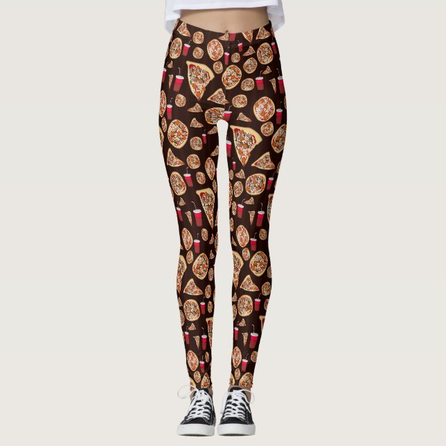 Pizza Leggings (Vorderseite)