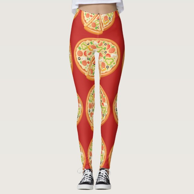 Pizza Leggings (Vorderseite)