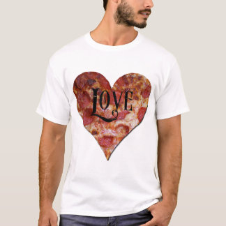 Pizza-Liebe des Valentines Tages T-Shirt