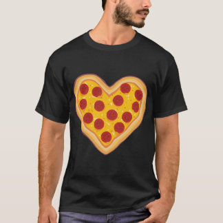 Pizza Liebe Herzstück Pepperoni Slice für Pizza Li T-Shirt