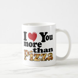 Pizza-Liebe Kaffeetasse
