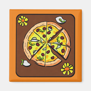 Pizza-Liebe Magnet