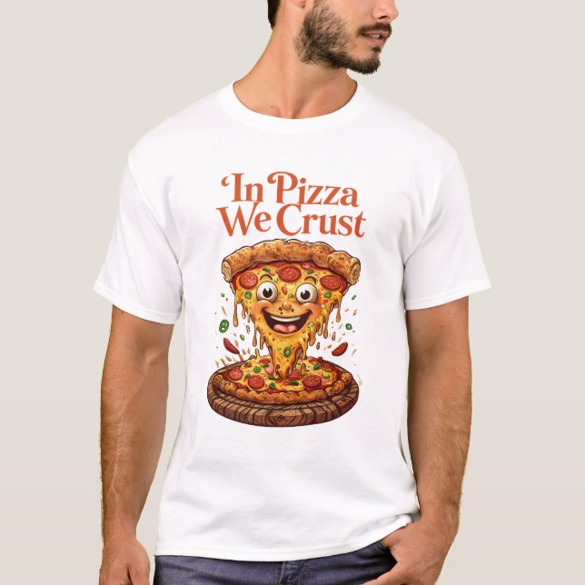 Pizza-Liebe T-Shirt (Vorderseite)