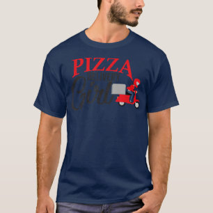Pizza Liefermädchen passend Pizzakostume für Weine T-Shirt