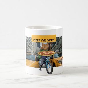 PIZZA LIEFERN! CAT-Kaffeekäser Kaffeetasse