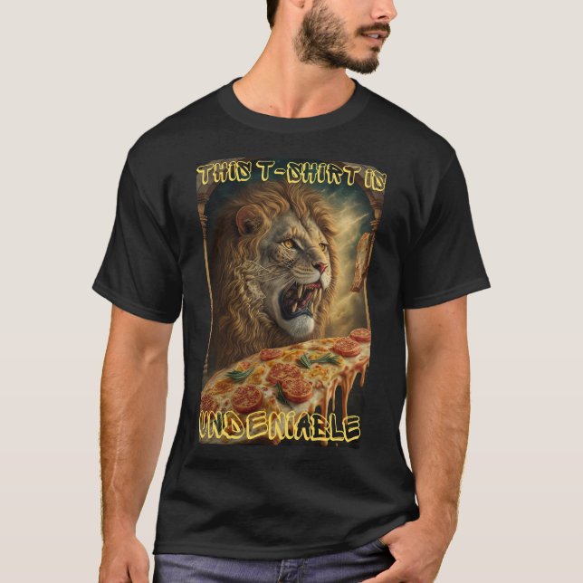 Pizza Lion ist unbestritten T-Shirt (Vorderseite)