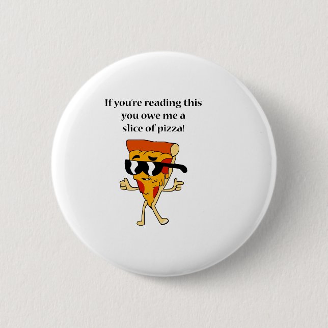 Pizza Love Button (Vorderseite)