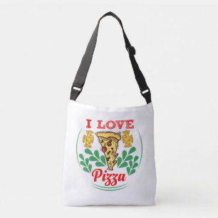 Pizza Lover Fun Design for Food Fanatics Tragetaschen Mit Langen Trägern