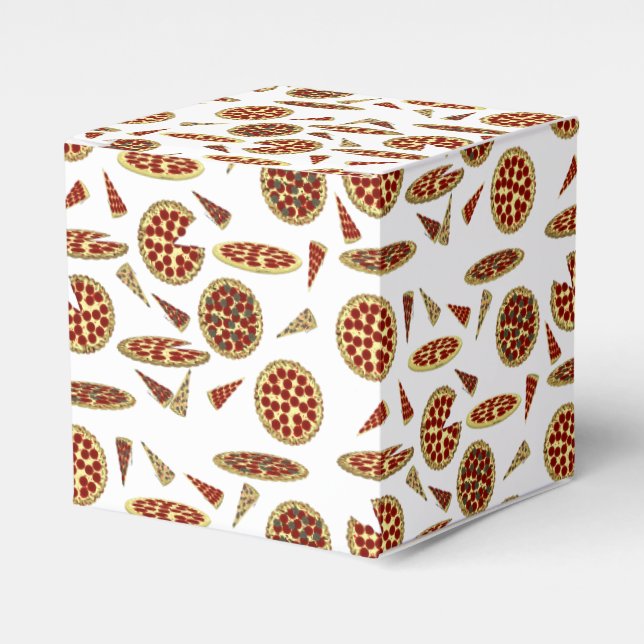 Pizza Lover-Muster Geschenkschachtel (Vorderseite)