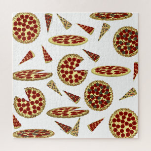 Pizza Lover-Muster Puzzle