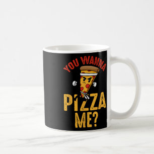 Pizza Lover - You Wanna Pizza Me Ninja Karate Kawa Kaffeetasse