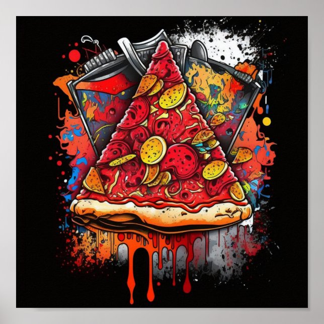 Pizza Lover's Poster (Vorne)