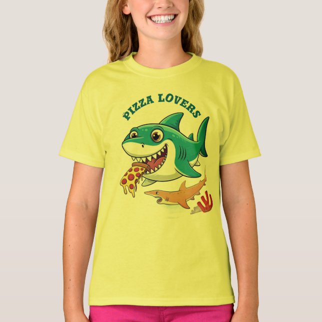 Pizza lovers T-Shirt (Vorderseite)