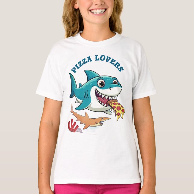 Pizza lovers T-Shirt (Vorderseite)