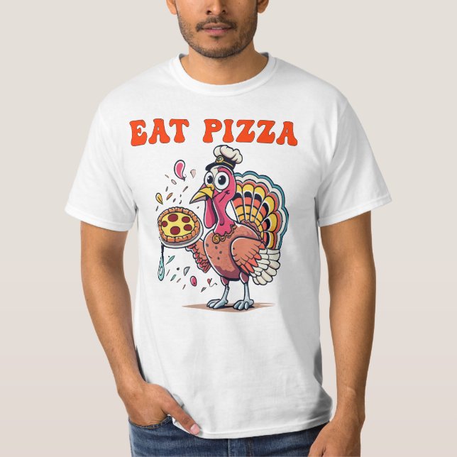 Pizza lustig essen Pizza Pizza Pizza Putenhalter S T-Shirt (Vorderseite)
