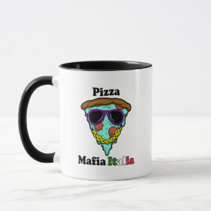 Pizza Mafia Italia – Lustige Gangster-Pizza-Scheib Tasse