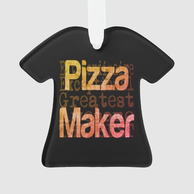 Pizza Maker Extraordinaire Ornament (Rückseite)