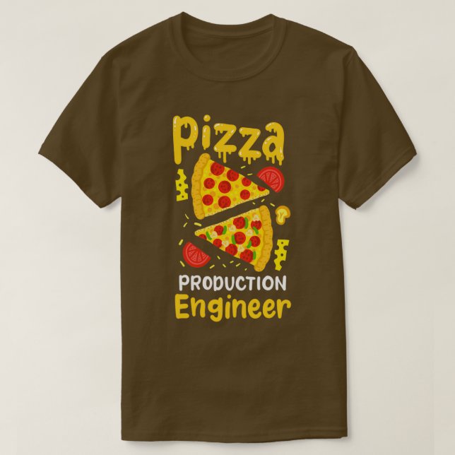Pizza Maker Pizza Baker T-Shirt (Design vorne)