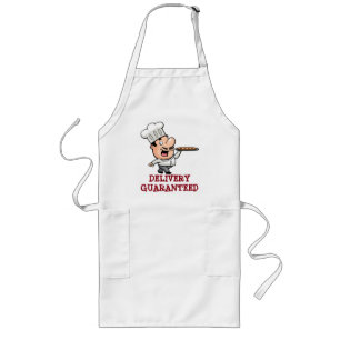 Pizza-Mann Lange Schürze