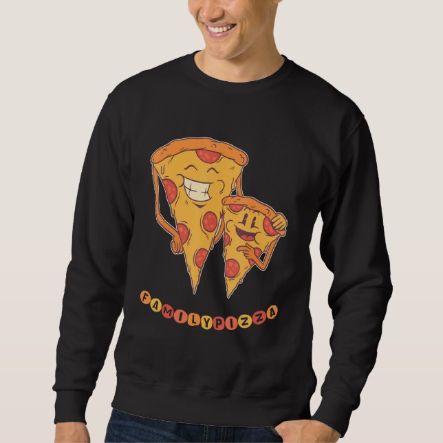Pizza-Matching Sweatshirt (Vorderseite)