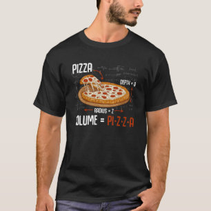 Pizza Mathematics Formula Physics Science Feinschm T-Shirt