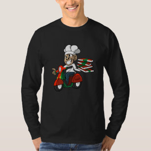 Pizza Monkey Pizzeria Delivery Service Pizza Deliv T-Shirt