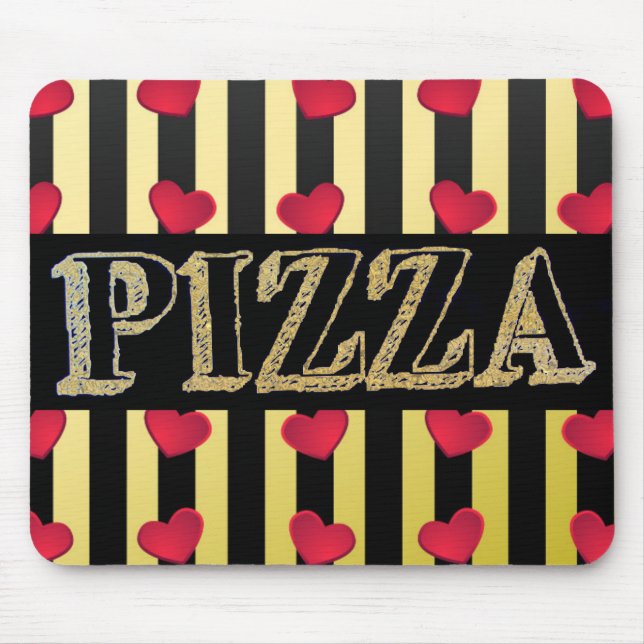 Pizza Mouse Pad Mousepad (Vorne)