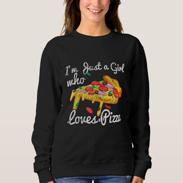 Pizza Mozarella Sauce Italienisch 1 Sweatshirt (Vorderseite)