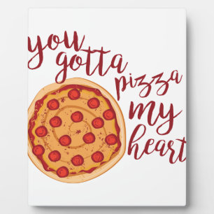 Pizza My Heart Fotoplatte