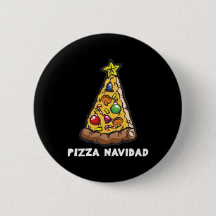 PIZZA NAVIDAD Spaß Button