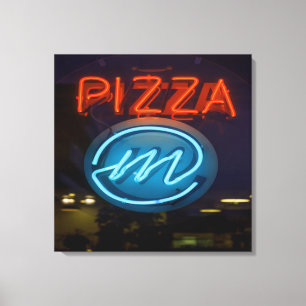 Pizza Neon Sign Leinwanddruck