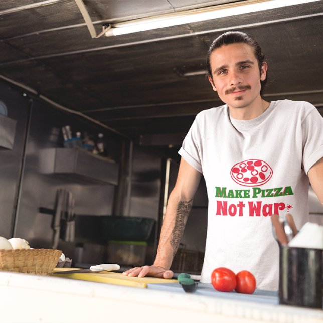 Pizza nicht Krieg T-Shirt (Von Creator hochgeladen)