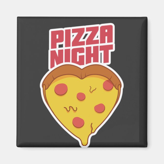 Pizza Night Magnet (Vorne)