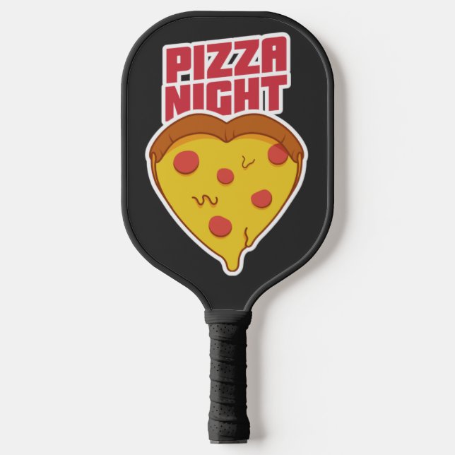 Pizza Night Pickleball Schläger (Vorderseite)