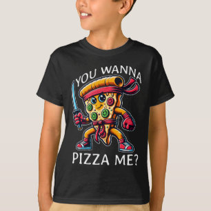 Pizza Ninja Karate-Stil Du willst eine Pizza von m T-Shirt